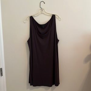 Eileen Fisher brown silk tank top XL